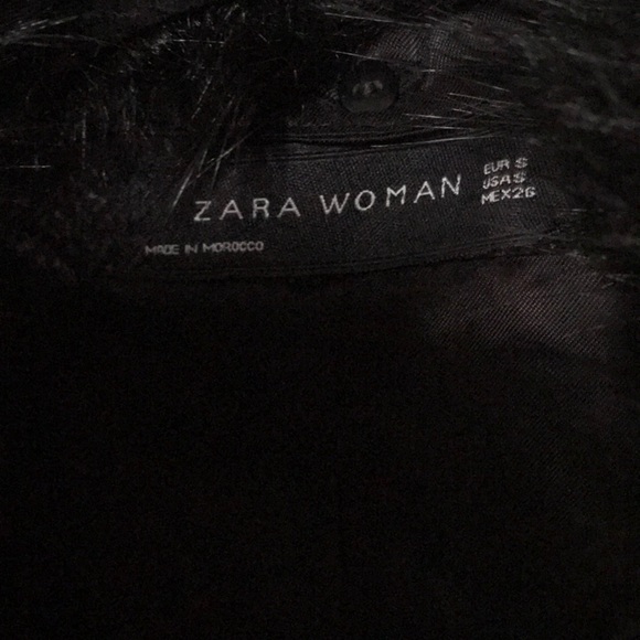 ZARA coat with faux fur collar size S - Picture 6 of 9
